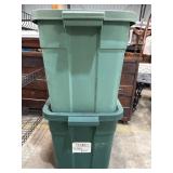 2-18 gallon Rubbermaid totes