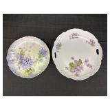 Purple Violet Decorative Plates