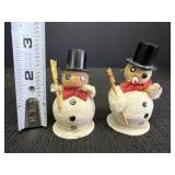 (2) Vtg. Japan Snowman