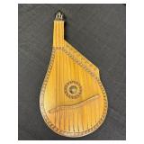 Bandura musical instrument, 15in x 7in,