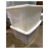 (2) Sterilite Storage Containers w/ lids