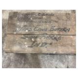 Miss Edna Batzka San Pierre IND Wooden Crate
