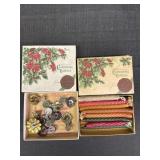 Vtg. Christmas Candles, Standard Oil Co., IND