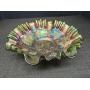 Fenton Carnival Glass grapes & leaves bowl.