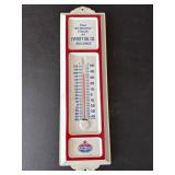 Amoco Everitt Oil Co. Metal Thermometer