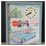Vintage Coca-Cola 1950s Wall Clock