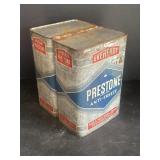 Eveready Prestone Anti-Freeze Cans