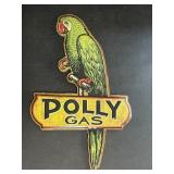 Polly Gas Metal Sign 10.25x16.25"