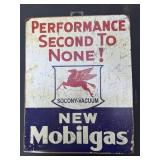 Mobilgas Tin Sign