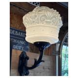 Standard Oil White Crown Gas Pump Globe on cast