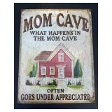 Mom Cave Tin Sign