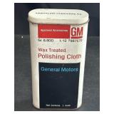 GM Wax Treated Polishing Cloth Can