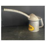 1 qt New York Central -PA Oil Can w/ Spout w/