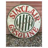 Original Sinclair Gasoline 47in round sign,