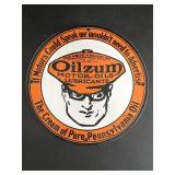 11.75" Porcelain Oilzum Motor Oil Sign