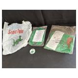 Sinclair adv. items - plastic bag, blow up Dinos &