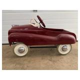 Vtg. Murray Champion Red Pedal Car, 15 x 34in