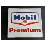 Porcelain Mobil Premium Sign 13.75x12"