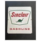 Porcelain Sinclair Sign 12x13.5"