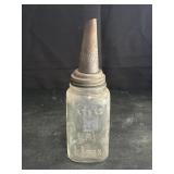 1qt Atlas Mason Jar w/ Metal Spout