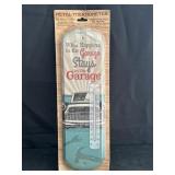 17" Metal Happens in Garage Stays in Garage Sign