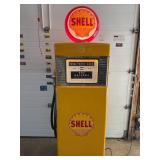 1951 Wayne MD505 shell gas pump restored