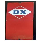 DX gas pump plate, metal, 18.5 x 26in,