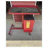 Torin Black Jack Work Station with Cabinet & keys