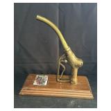 Brass Filling Nozzle Made Into Show Trophy