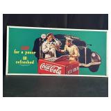Coca-Cola Tim Sign 16.5x8"