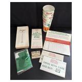 Sinclair adv. items - 20oz. Cups, blow up Dino,