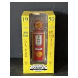1950 Super Shell Gas Pump Replica Coin Bank