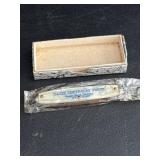 Gates Chevrolet Parts adv. pocket knife, new,