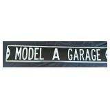 Model A Garage Metal sign, 3ft x 6in