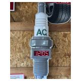 AC Spark Plug Digital Clock- works