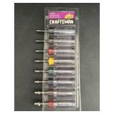 Craftsman 8 Stubby Nut Drivers 3/16-1/2"