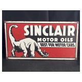 16x8.5" Tin Sinclair Motor Oil Sign