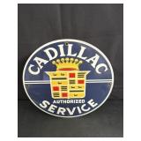 11.75" Porcelain Cadillac Service Sign