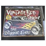 Vintage Rod Show Tin Sign