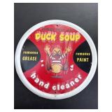 Duck Soup Hand Cleaner Metal Sign