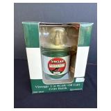 Sinclair 1:4 scale Oil Can Coin Bank, new in box,