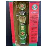 Sinclair H-C Gasoline Volometer Gas Pump Bank,