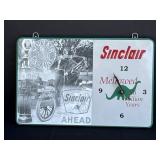 Sinclair Retro Rectangular Tin Wall Clock,
