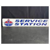 24x4" Metal Standard Service Station Sign