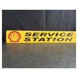 24x4" Metal Shell Service Station Sign