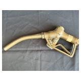 Vtg brass gas pump nozzle marked McDonald PL.980