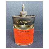 J.C.Higgins Gun Oil can, 3oz.  Contains small