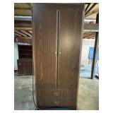 2 wardrobe cabinets with 2 doors