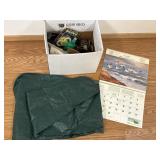 Plastic zip rifle cover, misc outdoor items (bug