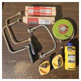 Shims, Coping Saws, Irwin Strait-Line Chalk